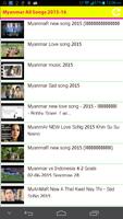 Poster Myanmar All Songs 2015