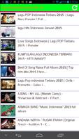 Indonesia All Songs 2015 capture d'écran 3
