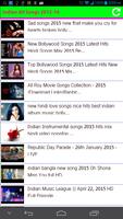 Indian All Songs 2015 تصوير الشاشة 1