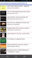 Learn German Conversation syot layar 3