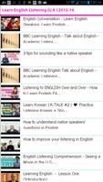 Learn English Listening UK capture d'écran 1