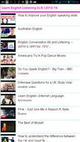 Learn English Listening UK capture d'écran 3