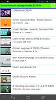 Learn Korean Language Guide poster