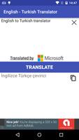 English to Turkish Translator स्क्रीनशॉट 1