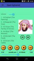 The Holy Quran mp3 (Voice Saad Alghamidi) no ads plakat