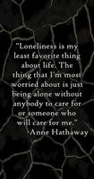 Loneliness Quotes Affiche