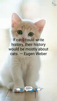 Greatest Quotes About Cats plakat