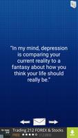 Quotes about Depression Cartaz