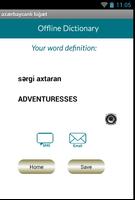 English Azerbaijani Dictionary imagem de tela 2