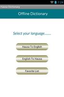 Hausa English Dictionary Affiche
