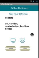 Italian English Dictionary captura de pantalla 2