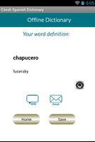 Spanish Czech Dictionary capture d'écran 2