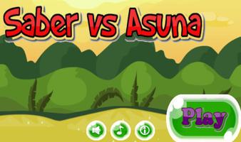 Poster Saber VS Asuna mi