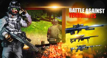Army Commando Sniper Gun War Shooter Fight Action capture d'écran 1