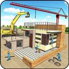 Modern House Construction 3D ikon