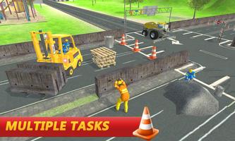 Highway Construction Game syot layar 3