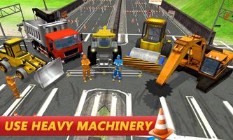 Poster Highway Construction Game