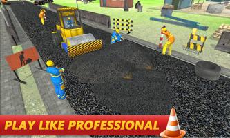 Highway Construction Game syot layar 1