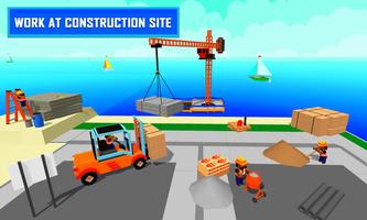 Dubai Beach Construction Games capture d'écran 1