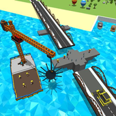 Build River Bridge Sim: River Construction Games Mod apk son sürüm ücretsiz indir