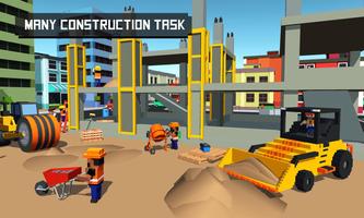 Blocky City Builder Hospital screenshot 2