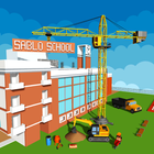 City Builder : High School Construction Games icône