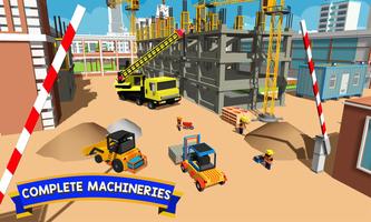 City Builder : High School Construction Games capture d'écran 2