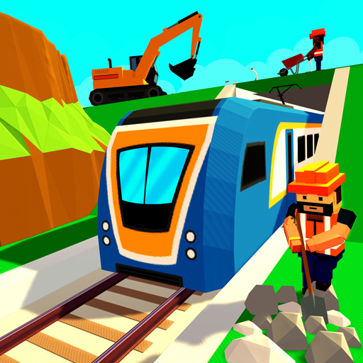 City Subway Build & Ride: Railway Craft Train Game