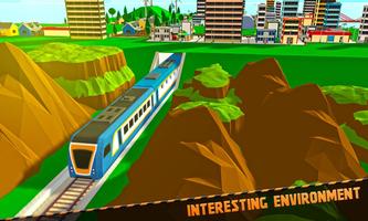 City Subway Build & Ride: Railway Craft Train Game capture d'écran 1