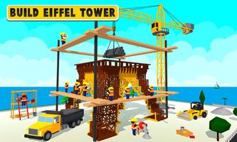 Eiffel Tower Builder : Metropolis Exploration Screenshot 2