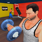 Home Gym Club Building: Fitness Factory Gym Games أيقونة