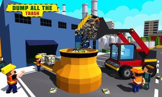 City Garbage Truck Drive Simulator Poster