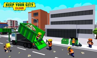 City Garbage Truck Drive Simulator captura de pantalla 1