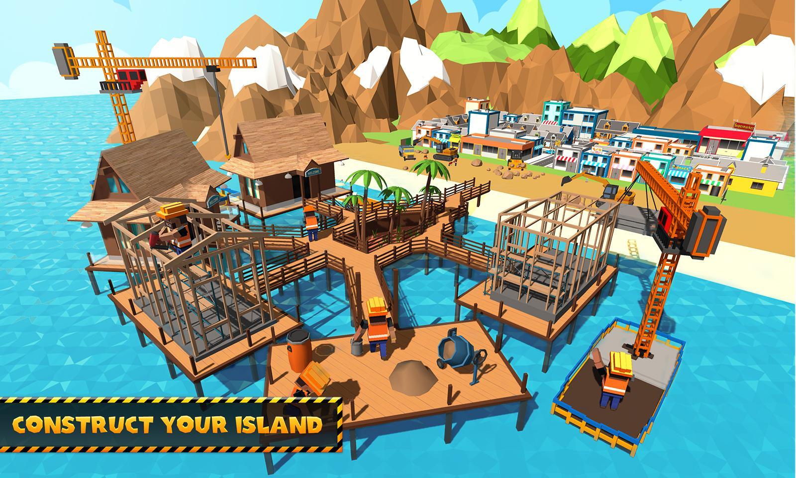 Описание для Paradise Island Craft: Build, Construct & Fishing.