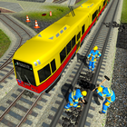 Indian Train City Drive Road Construction Sim أيقونة