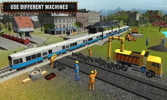Indian Train City Drive Road Construction Sim تصوير الشاشة 1