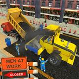 Real Road Construction Sim: jeu City Road Builder icône