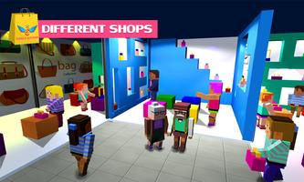 Shopping Mall Build & Shop: jeux de mode filles capture d'écran 1