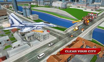 Jetfighter vs Alien Robots War ảnh chụp màn hình 2