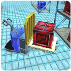 Warehouse Pallet Jack 3D biểu tượng