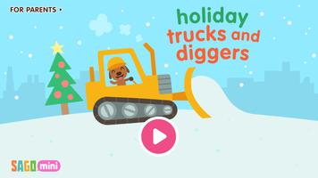 Sago Mini Holiday Trucks and Diggers पोस्टर