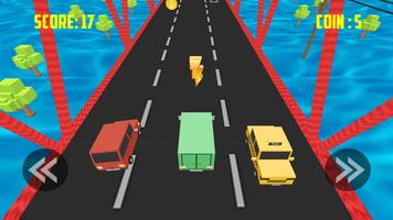 Blocky Cars: Smashy Road capture d'écran 3