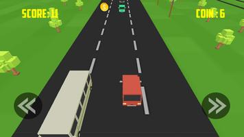 Blocky Cars: Smashy Road capture d'écran 1