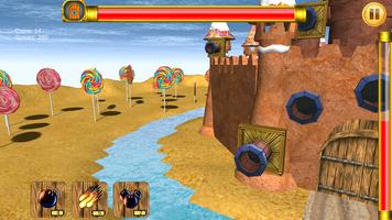 برنامه‌نما Gingerbread Castle Siege 3D عکس از صفحه