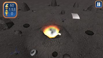 Satellite Space Moon Crash 3D capture d'écran 1