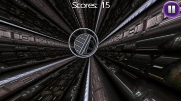 Tunnel Fly Thru — Tube Race 3D imagem de tela 2