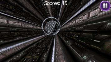 Tunnel Fly Thru — Tube Race 3D تصوير الشاشة 2