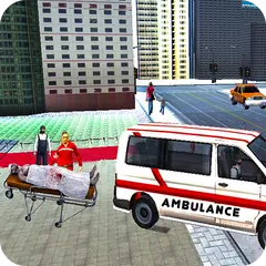 City Ambulance Rescue Driving