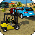 Excavator Car Transport Forklift Simulator icon