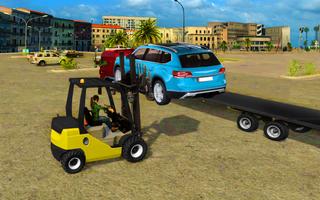 Excavator Car Transport Forklift Simulator screenshot 2